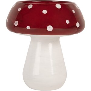 Clayre & Eef 6GL5198 Candelabro Hongo Ø 8x9 cm