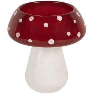 Clayre & Eef 6GL5198 Candelabro Hongo Ø 8x9 cm