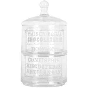 Clayre & Eef 6GL5209 Tarro con tapa 17x30 cm