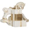Soporte para árbol de Navidad Clayre & Eef 6MG0129 47x30x38 cm Blanco-Dorado