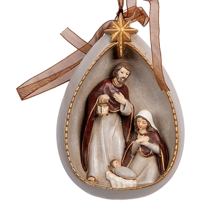 Clayre & Eef 6PR5402 Adorno Navideño Grupo 8x4x11 cm
