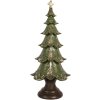 Clayre & Eef 6PR5403 Decoración Árbol de Navidad Ø 18x41 cm Verde y Marrón