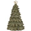 Clayre & Eef 6PR5404 Decoración Árbol de Navidad con LED 15x24 cm