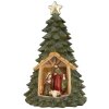 Clayre & Eef 6PR5404 Decoración Árbol de Navidad con LED 15x24 cm