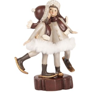 Clayre & Eef 6PR5405 Decoración Infantil 15x7x18 cm Gris y Marrón