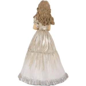 Clayre & Eef 6PR5642 Decoración Infantil Beige Plateado 14x11x22 cm