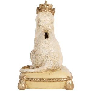 Clayre & Eef 6PR5644 Hucha Gato Beige 13x13x20 cm