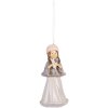 Clayre & Eef 6PR5653 Adorno Infantil Colgante Beige/Gris 5x5x11 cm
