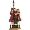 Clayre & Eef 6PR5681 Coro Navideño 14x9x28 cm Rojo y Verde