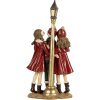 Clayre & Eef 6PR5681 Coro Navideño 14x9x28 cm Rojo y Verde