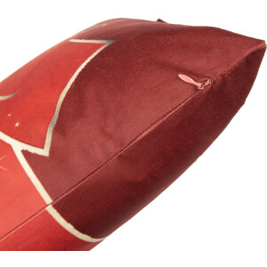 Clayre & Eef KT021.435 Funda de Cojín 45x45 cm Rojo Dorado