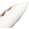 Clayre & Eef KT021.437 Funda de cojín 45x45 cm Blanco y Marrón