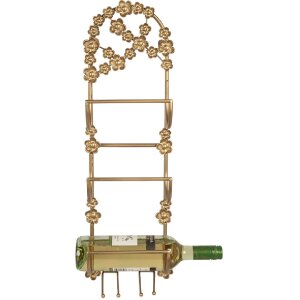 Clayre & Eef 5Y1387 Botellero 21x13x62 cm Dorado