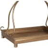 Clayre & Eef 66284 Juego de 2 Cuencos Decorativos 43x26x41 / 34x21x30 cm Dorado