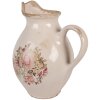 Clayre & Eef 6CE2236M Jarra Decorativa 21x16x24 cm Beige Rosa