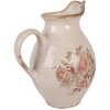 Clayre & Eef 6CE2236M Jarra Decorativa 21x16x24 cm Beige Rosa