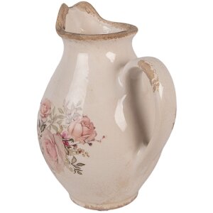 Clayre & Eef 6CE2236S Jarra Decorativa Beige Rosado...