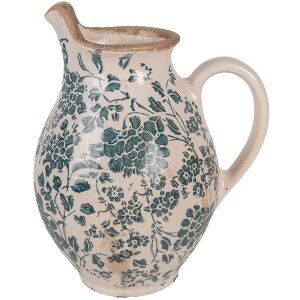 Clayre & Eef 6CE2237S Jarra Decorativa 16x12x19 cm...