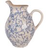 Clayre & Eef 6CE2238M Jarra Decorativa 21x16x24 cm Beige-Azul