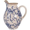 Clayre & Eef 6CE2238S Jarra Decorativa 16x12x19 cm Beige-Azul