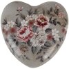 Clayre & Eef 6CE2242L Decoración Corazón 11x11x4 cm Gris y Rosa