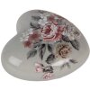 Clayre & Eef 6CE2242M Decoración Corazón 8x8x4 cm Gris/Rosa