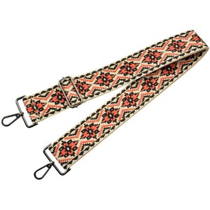 Correa para bolsos Juleeze JZBS0008 5x140 cm Beige/Negro