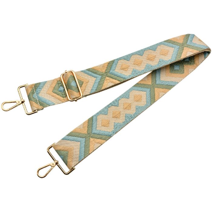 Juleeze JZBS0009 Correa para Bolso 5x140 cm Beige Azul