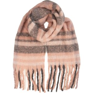 Juleeze JZSC0850 Bufanda 50x180 cm rosa y gris