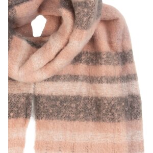 Juleeze JZSC0850 Bufanda 50x180 cm rosa y gris