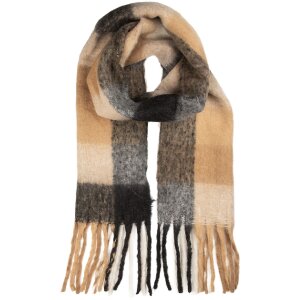 Juleeze JZSC0856Z Bufanda 38x200 cm Negra