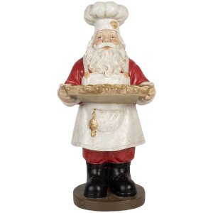 Clayre & Eef 5PR0183 Decoración Papá Noel 40x39x81 cm