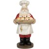 Clayre & Eef 5PR0183 Decoración Papá Noel 40x39x81 cm