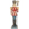 Clayre & Eef 5PR0187 Decoración Cascanueces 31x23x99 cm Azul y Rojo