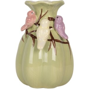 Clayre & Eef 6CE2314 Florero Ø 10x14 cm Verde...