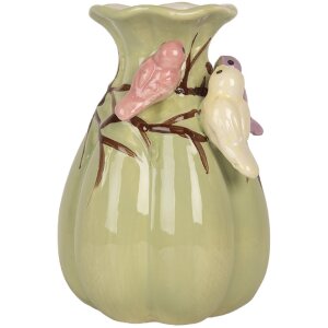 Clayre & Eef 6CE2314 Florero Ø 10x14 cm Verde...