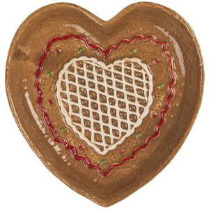 Clayre & Eef 6CE2325 Plato Pequeño 17x17x3 cm