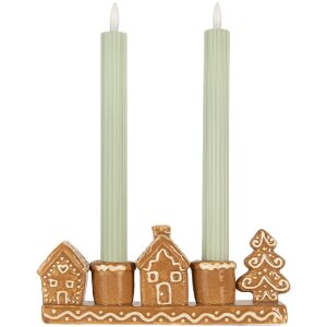 Clayre & Eef 6CE2327 Candelabro Casas 21x4x8 cm