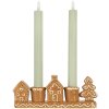 Clayre & Eef 6CE2327 Candelabro Casas 21x4x8 cm