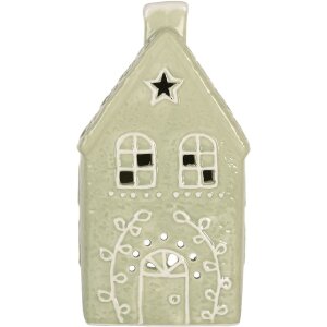 Clayre & Eef 6CE2328 Candelabro Casa 11x9x21 cm