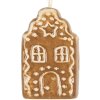 Decoración Adorno Casa Clayre & Eef 6CE2338 4x4x6 cm Marrón Blanco Cerámica