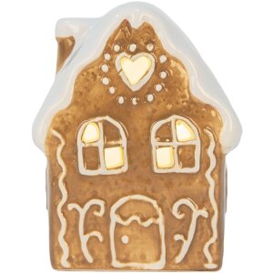 Casa Decorativa con LED Clayre & Eef 6CE2339 8x6x11 cm