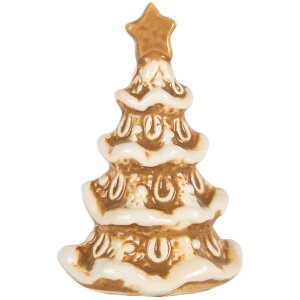 Adorno de Navidad Árbol Clayre & Eef 6CE2347 6x5x9 cm