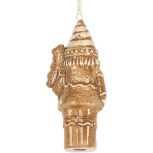Decoración colgante Cascanueces Clayre & Eef 6CE2352 6x4x11 cm