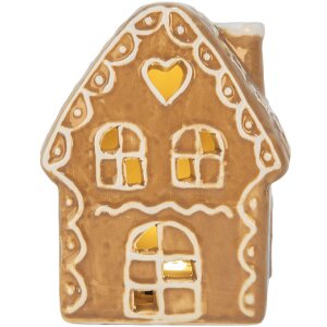 Casa decorativa con LED Clayre & Eef 6CE2355 8x6x11 cm