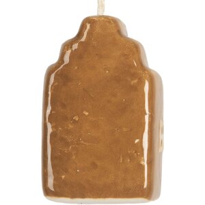 Clayre & Eef 6CE2356 Adorno Colgante Casa 4x4x6 cm
