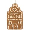 Clayre & Eef 6CE2356 Adorno Colgante Casa 4x4x6 cm