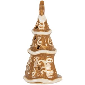 Clayre & Eef 6CE2361 Candelabro Árbol de Navidad Ø 8x15 cm
