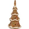 Candelabro para vela Clayre & Eef 6CE2362 Árbol de Navidad 11x8x17 cm