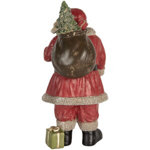 Clayre & Eef 6PR5754 Decoración Papá Noel 21x19x40 cm